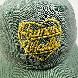 HUMAN MADE ヒューマンメイド 24SS 6 PANEL CAP #1 GREEN HM27GD011 ハートロゴキャップ 緑 Size 【フリー】 【新古品・未使用品】 20794804