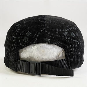 SUPREME シュプリーム 23AW Velvet Paisley Camp Cap Black キャンプキャップ 黒 Size 【フリー】 【新古品・未使用品】 20794956