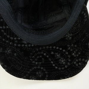 SUPREME シュプリーム 23AW Velvet Paisley Camp Cap Black キャンプキャップ 黒 Size 【フリー】 【新古品・未使用品】 20794956