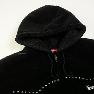SUPREME シュプリーム 21AW Studded Velevet Hooded Jacket Black ジャケット 黒 Size 【XL】 【中古品-良い】 20794997