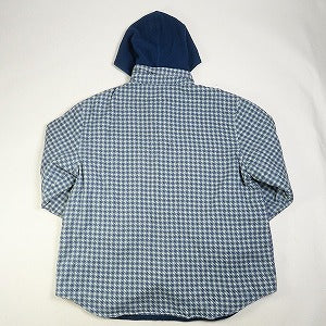 SUPREME シュプリーム 22AW Houndstooth Flannel Hooded Shirt Navy パーカー 紺 Size 【XL】 【中古品-良い】 20795045