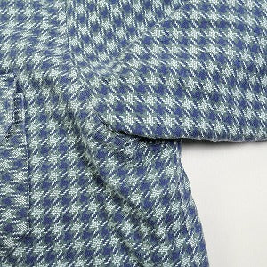 SUPREME シュプリーム 22AW Houndstooth Flannel Hooded Shirt Navy パーカー 紺 Size 【XL】 【中古品-良い】 20795045