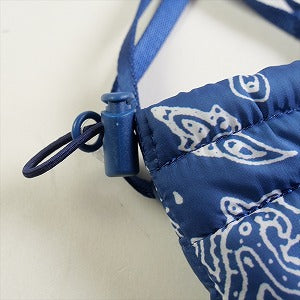 SUPREME シュプリーム 22AW Puffer Pouch Blue Paisley ポーチ 青 Size 【フリー】 【新古品・未使用品】 20795065