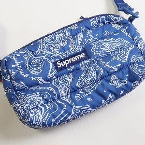 SUPREME シュプリーム 22AW Puffer Side Bag Blue Paisley ショルダーバッグ 青 Size 【フリー】 【新古品・未使用品】 20795066