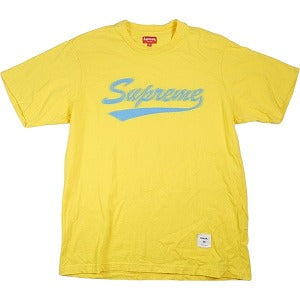 SUPREME シュプリーム 20SS Intarsia Script S/S Top Yellow Tシャツ 黄 Size 【M】 【中古品-良い】 20795291