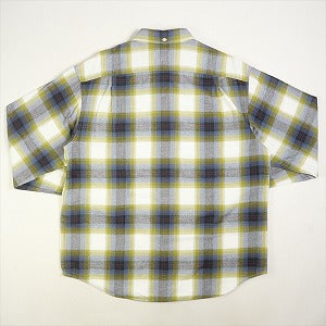 SUPREME シュプリーム 22SS Brushed Plaid Flannel Shirt Navy 長袖シャツ 紺 Size 【M】 【中古品-良い】 20795525