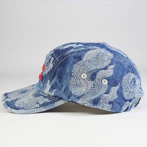 SUPREME シュプリーム 23SS Flames Jacquard Denim Camp Cap Washed Indigo キャンプキャップ インディゴ Size 【フリー】 【新古品・未使用品】 20795550