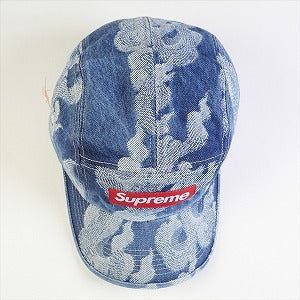 SUPREME シュプリーム 23SS Flames Jacquard Denim Camp Cap Washed Indigo キャンプキャップ インディゴ Size 【フリー】 【新古品・未使用品】 20795550