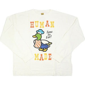 HUMAN MADE ヒューマンメイド 24SS GRAPHIC L/S T-SHIRT WHITE HM27CS017 カモロンT 白 Size 【XL】 【新古品・未使用品】 20795868