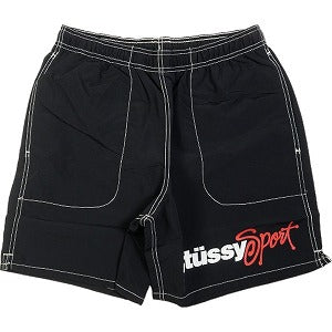 STUSSY ステューシー 24SS WATER SHORT SPORT Black ショーツ 黒