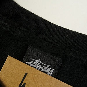 STUSSY ステューシー 24SS BURLY THREADS TEE PIGMENT DYED Black Tシャツ 黒 Size 【L】 【新古品・未使用品】 20796096