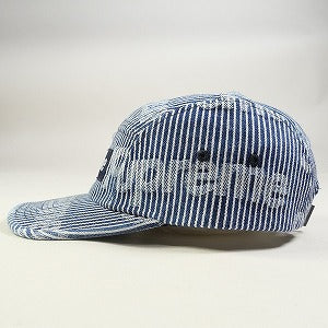 SUPREME シュプリーム 24SS Denim Camp Cap Stripe デニムキャンプキャップ インディゴ Size 【フリー】 【新古品・未使用品】 20796134