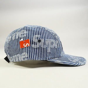 SUPREME シュプリーム 24SS Denim Camp Cap Stripe デニムキャンプキャップ インディゴ Size 【フリー】 【新古品・未使用品】 20796134