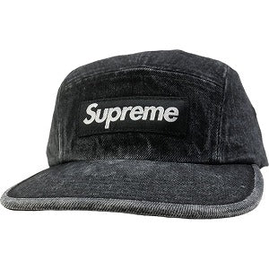 SUPREME シュプリーム 24SS Denim Camp Cap Black デニムキャンプキャップ 黒 Size 【フリー】 【新古品・未使用品】 20796165