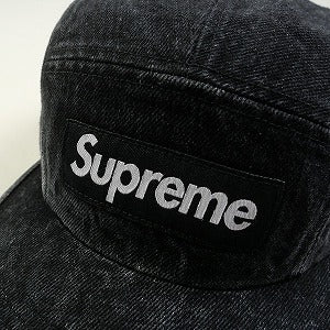 SUPREME シュプリーム 24SS Denim Camp Cap Black デニムキャンプキャップ 黒 Size 【フリー】 【新古品・未使用品】 20796165