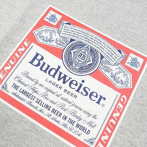 SUPREME シュプリーム 09SS ×Budweiser Logo Tee Heather Grey  Tシャツ 灰 Size 【L】 【新古品・未使用品】 20796242