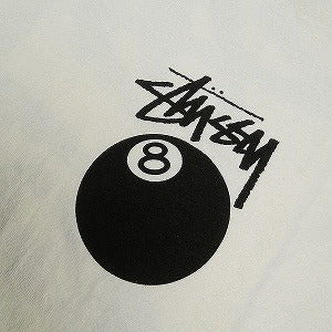 STUSSY ステューシー 24SS 8 BALL TEE PIGMENT DYED White Tシャツ 白 Size 【L】 【新古品・未使用品】 20796373