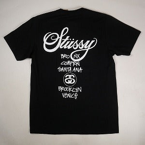 STUSSY ステューシー 24SS WORLD TOUR TEE Black Tシャツ 黒 Size 【M】 【新古品・未使用品】 20796470