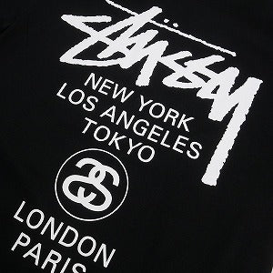 STUSSY ステューシー 24SS WORLD TOUR TEE Black Tシャツ 黒 Size 【M】 【新古品・未使用品】 20796470