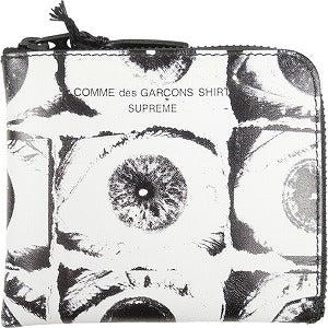 SUPREME シュプリーム ×Comme des Garcons 17SS SHIRT Eyes Wallet 財布 白 Size 【フリー】 【新古品・未使用品】 20796792