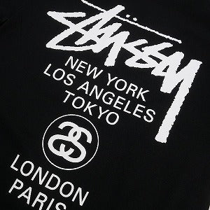 STUSSY ステューシー 24SS WORLD TOUR TEE Black Tシャツ 黒 Size 【XL】 【新古品・未使用品】 20797270