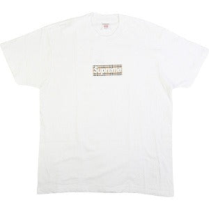 SUPREME シュプリーム ×Burberry 22SS Box Logo Tee BOXロゴTシャツ 白 Size 【XL】 【新古品・未使用品】 20797271