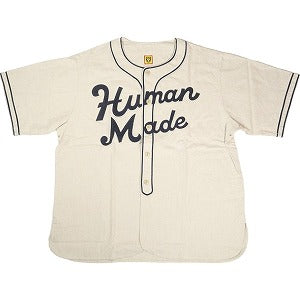 HUMAN MADE ヒューマンメイド 24SS BASEBALL SHIRT Beige ベースボールシャツ HM27SH022 ベージュ Size 【XL】 【新古品・未使用品】 20797306