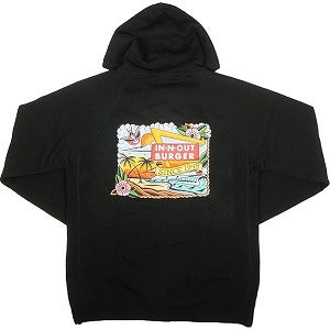 In-N-Out Burger インアンドアウトバーガー RETRO TATOO ZIP-UP BLACK スウェットジップパーカー 黒 Size 【L】 【新古品・未使用品】 20797433