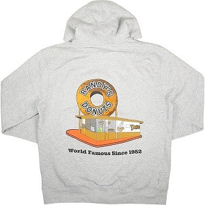 Randy's Donuts ランディーズドーナッツ Grey Hoodie ジップパーカー 灰 Size 【L】 【新古品・未使用品】 20797440