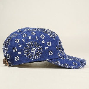 SUPREME シュプリーム 21SS Bandana Camp Cap Navy キャンプキャップ 紺 Size 【フリー】 【中古品-ほぼ新品】 20797557