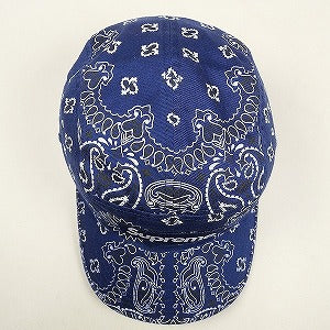 SUPREME シュプリーム 21SS Bandana Camp Cap Navy キャンプキャップ 紺 Size 【フリー】 【中古品-ほぼ新品】 20797557