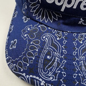 SUPREME シュプリーム 21SS Bandana Camp Cap Navy キャンプキャップ 紺 Size 【フリー】 【中古品-ほぼ新品】 20797557
