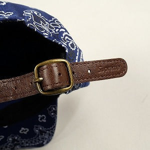 SUPREME シュプリーム 21SS Bandana Camp Cap Navy キャンプキャップ 紺 Size 【フリー】 【中古品-ほぼ新品】 20797557