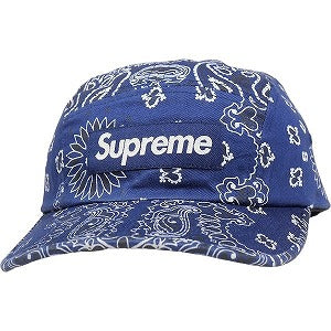 SUPREME シュプリーム 21SS Bandana Camp Cap Navy キャンプキャップ 紺 Size 【フリー】 【中古品-ほぼ新品】 20797557