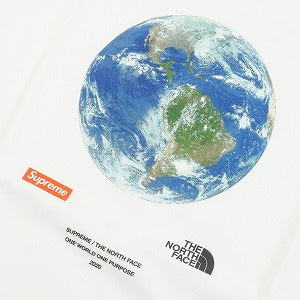 SUPREME シュプリーム ×The North Face 20SS One World Tee White Tシャツ 白 Size 【XL】 【新古品・未使用品】 20797597