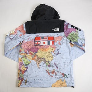SUPREME シュプリーム ×THE NORTH FACE 14SS Expedition Coaches Jacket Map コーチジャケット 水色 Size 【XL】 【中古品-ほぼ新品】 20797603