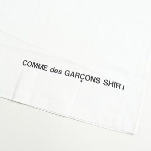 SUPREME シュプリーム ×COMME des GARCONS SHIRT 18AW Split Box Logo Tee White Tシャツ 白 Size 【L】 【新古品・未使用品】 20797605