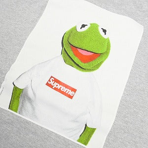 SUPREME シュプリーム ×Kermit the frog 08SS Tee Heather Grey カーミットBOXロゴTシャツ 灰 Size 【XL】 【中古品-ほぼ新品】 20797622