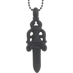 CHROME HEARTS クロム・ハーツ DAGGER PENDANT MATTE BLACK ダガーラバーネックレス 黒 Size 【フリー】 【新古品・未使用品】 20797638