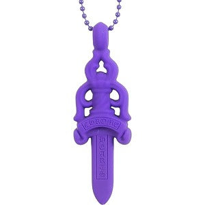 CHROME HEARTS クロム・ハーツ DAGGER PENDANT PURPLE ダガーラバーネックレス 紫 Size 【フリー】 【新古品・未使用品】 20797685