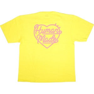 HUMAN MADE ヒューマンメイド 24SS COLOR T-SHIRT Yellow HM27CS007 バックハートTシャツ 黄 Size 【XL】 【新古品・未使用品】 20797867