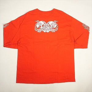 MASSES マシス T-SHIRT L/S TWIN SKULL Red ロンT 赤 Size 【XL】 【中古品-非常に良い】 20797883