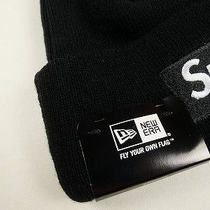 SUPREME シュプリーム 15AW New Era Box Logo Beanie Black ビーニー 黒 Size 【フリー】 【新古品・未使用品】 20797926