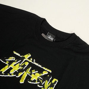 STUSSY ステューシー FLOWER STOCK LOGO TEE BLACK Tシャツ 黒 Size 【XL】 【新古品・未使用品】 20797941