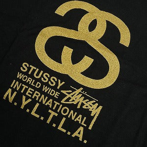 STUSSY ステューシー SS INTERNATIONAL TEE BLACK Tシャツ 黒 Size 【S】 【新古品・未使用品】 20797973