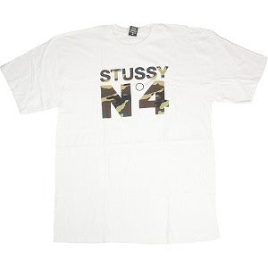 STUSSY ステューシー N4 CAMO TEE WHITE/CAMO Tシャツ 白 Size 【XL】 【中古品-良い】 20797981
