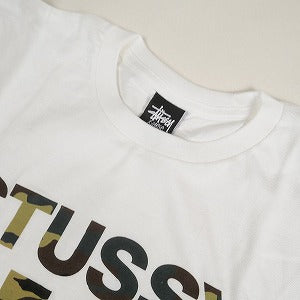 STUSSY ステューシー N4 CAMO TEE WHITE/CAMO Tシャツ 白 Size 【XL】 【中古品-良い】 20797981