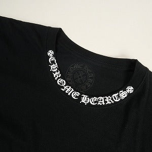 CHROME HEARTS クロム・ハーツ NECK LOGO POCKET S/S T-SHIRT BLACK/WHITE Tシャツ 黒白 Size 【L】 【中古品-ほぼ新品】 20798001