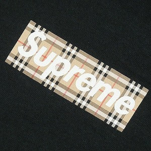 SUPREME シュプリーム ×Burberry 22SS Box Logo Tee Black ボックスロゴTシャツ 黒 Size 【S】 【新古品・未使用品】 20798009