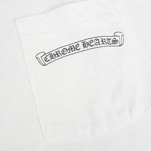 CHROME HEARTS クロム・ハーツ Dagger Eye Chart LS Pocket T-shirt WHITE ロンT 白 Size 【L】 【中古品-良い】 20798045